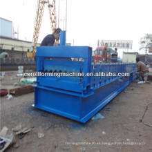 Rollo ondulado de chapa plana que forma la máquina \ hoja plana de máquina ondulada Hoja de techo que forma la máquina